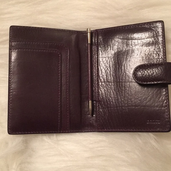Bally’s leather organizer 5”x3.5”0.5”